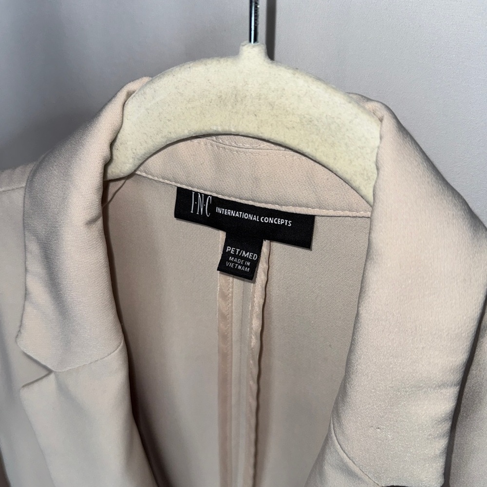 INC International Concepts Beige Blazer - Picture 4 of 6